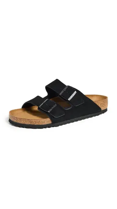 Birkenstock Arizona Soft Footbed Sandals Black | Thumbnail 6