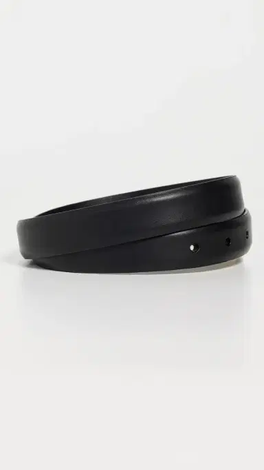 Madewell Elongated Buckle Belt True Black Leather L | Thumbnail 4