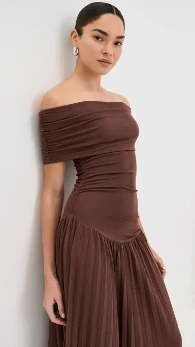 Lioness Field of Dreams Maxi Dress Coffee | Thumbnail 5