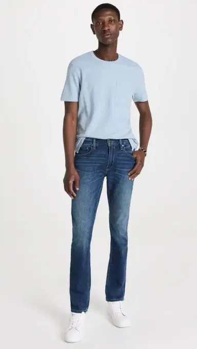 PAIGE Federal Transcend Vintage Slim Straight Jeans Milburn | Thumbnail 5 PAIGE Federal Transcend Vintage Slim Straight Jeans Milburn | Thumbnail 5