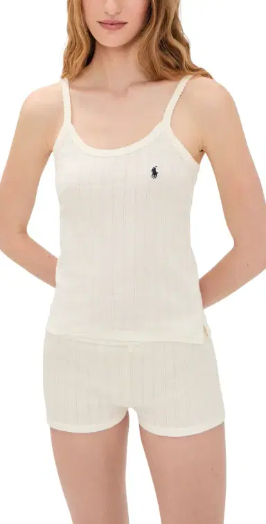 Polo Ralph Lauren Cami Sleep Shorts et Egret | Thumbnail 1 Polo Ralph Lauren Cami Sleep Shorts et Egret | Thumbnail 1