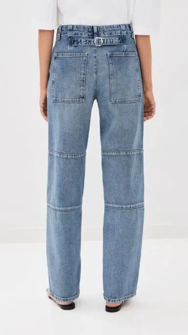 Tibi Classic Wash Denim Fischer Jeans Classic | Thumbnail 3