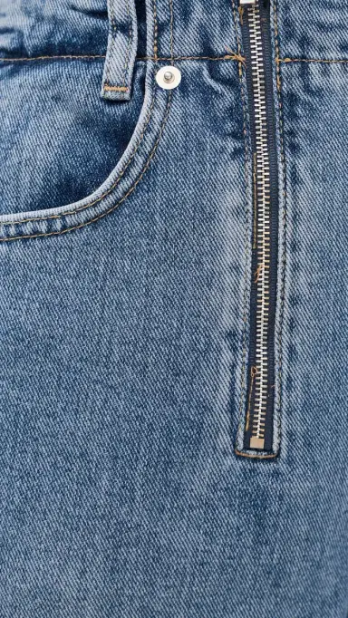 Tibi Classic Wash Denim Fischer Jeans Classic | Thumbnail 6