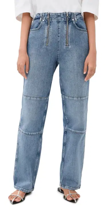 Tibi Classic Wash Denim Fischer Jeans Classic | Thumbnail 1