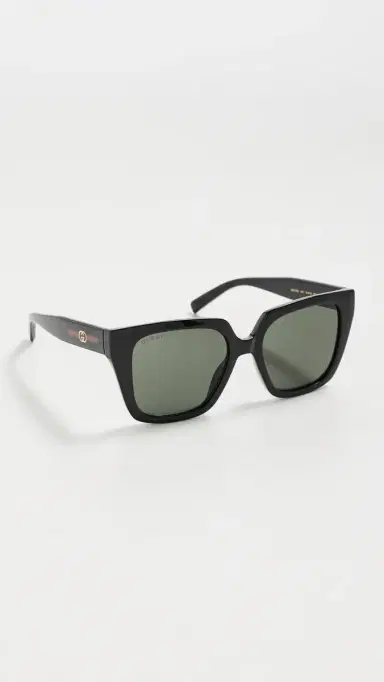 Gucci Interlocking G Sunglasses Black-Black-Grey | Thumbnail 4 Gucci Interlocking G Sunglasses Black-Black-Grey | Thumbnail 4