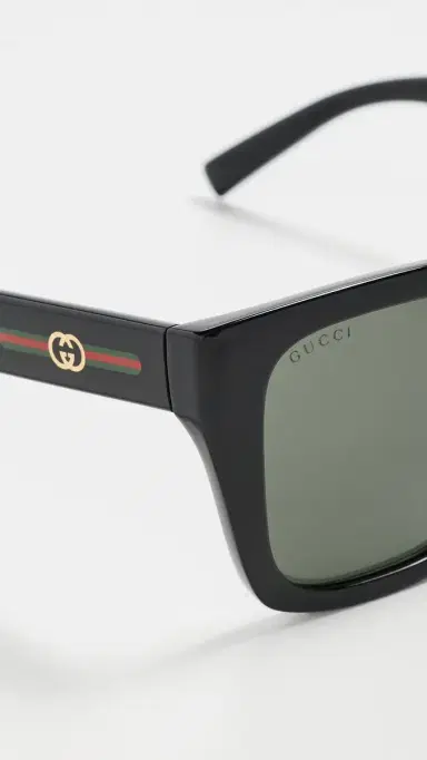 Gucci Interlocking G Sunglasses Black-Black-Grey | Thumbnail 5 Gucci Interlocking G Sunglasses Black-Black-Grey | Thumbnail 5