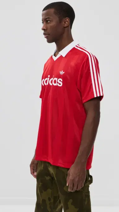 Adidas Originals Stripe occer Jersey better scarlet | Thumbnail 4 Adidas Originals Stripe occer Jersey better scarlet | Thumbnail 4