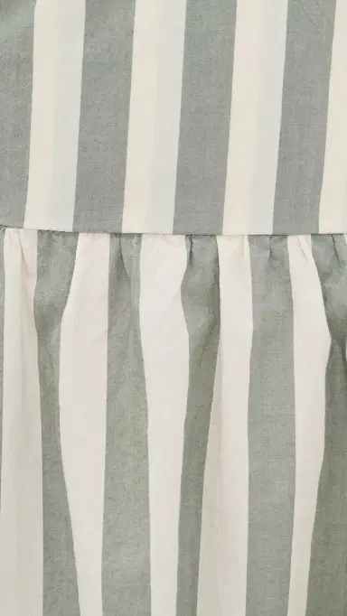 Marine Layer Demi Poplin Midi Dress Olive Stripe | Thumbnail 6 Marine Layer Demi Poplin Midi Dress Olive Stripe | Thumbnail 6