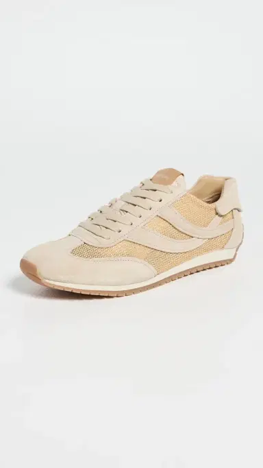 Vince Oasis Runner Raffia Sneakers Moonlight | Thumbnail 2 Vince Oasis Runner Raffia Sneakers Moonlight | Thumbnail 2