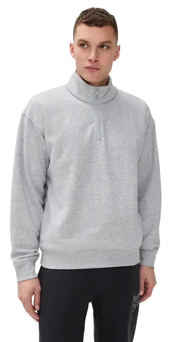 uxefleece Half Zip Men's Pullover ight Heather Gray