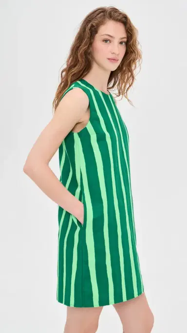Marimekko Sopiva Piccolo Dress Green/Light Green 40 | Thumbnail 4