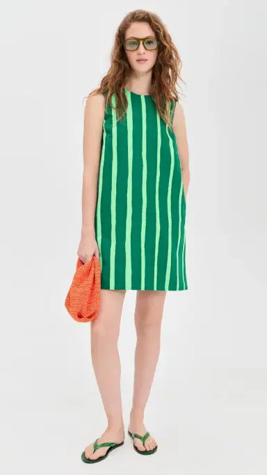 Marimekko Sopiva Piccolo Dress Green/Light Green 40 | Thumbnail 5