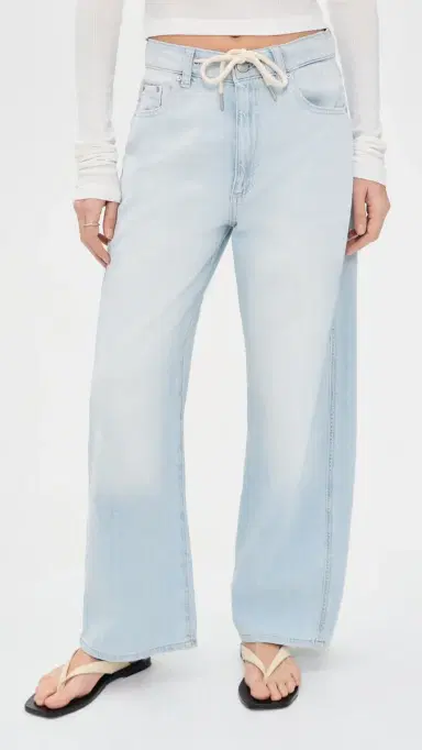 DL1961 DL Aura Taylor Drawstring Barrel Jeans Poolside Aura | Thumbnail 2 DL1961 DL Aura Taylor Drawstring Barrel Jeans Poolside Aura | Thumbnail 2