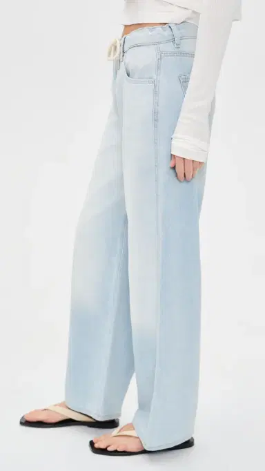 DL1961 DL Aura Taylor Drawstring Barrel Jeans Poolside Aura | Thumbnail 4 DL1961 DL Aura Taylor Drawstring Barrel Jeans Poolside Aura | Thumbnail 4