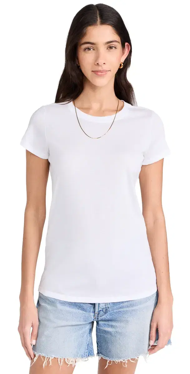 P Tee White