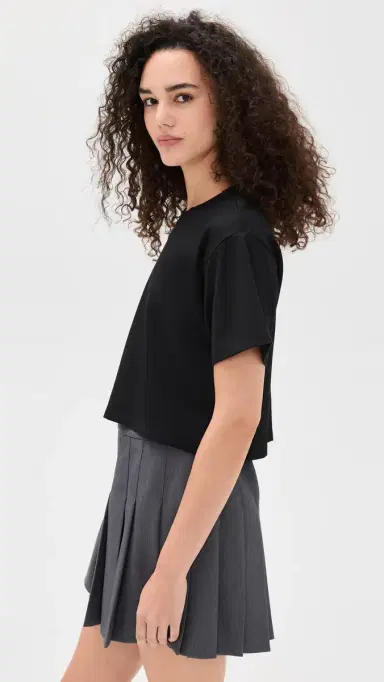 LE BOP Hazel Cropped Tee Black S | Thumbnail 4