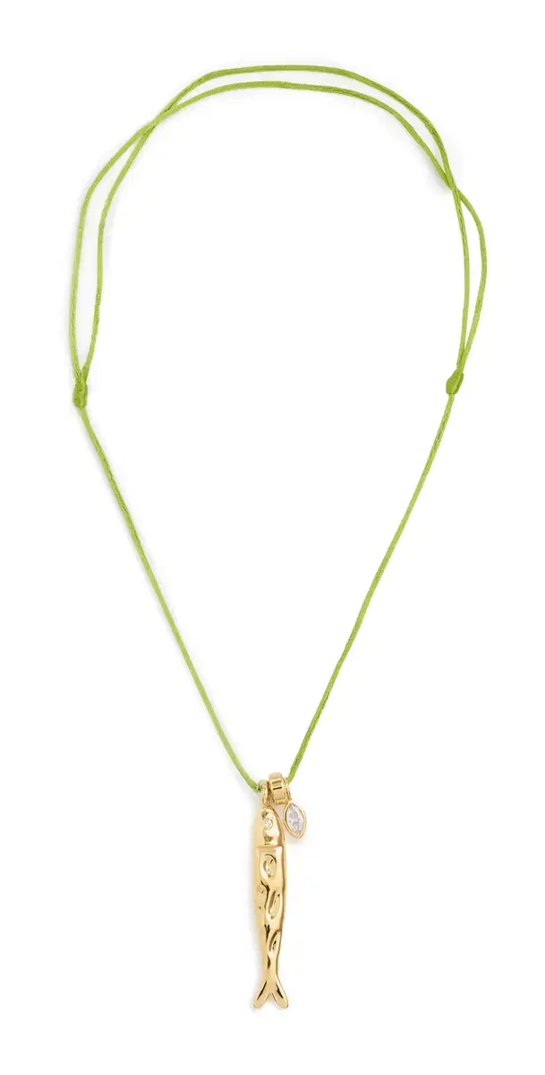 Isda Necklace Green One Size