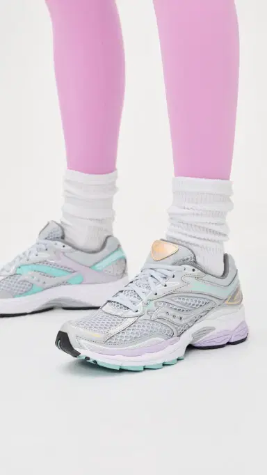 SAUCONY ProGrid Omni 9 Sneakers Grey/Orchid 8 | Thumbnail 3