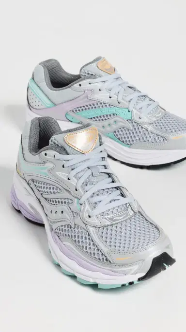 SAUCONY ProGrid Omni 9 Sneakers Grey/Orchid 8 | Thumbnail 4