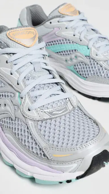 SAUCONY ProGrid Omni 9 Sneakers Grey/Orchid 8 | Thumbnail 6