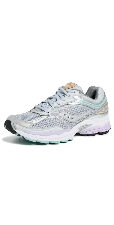 SAUCONY ProGrid Omni 9 Sneakers Grey/Orchid 8 | Thumbnail 1