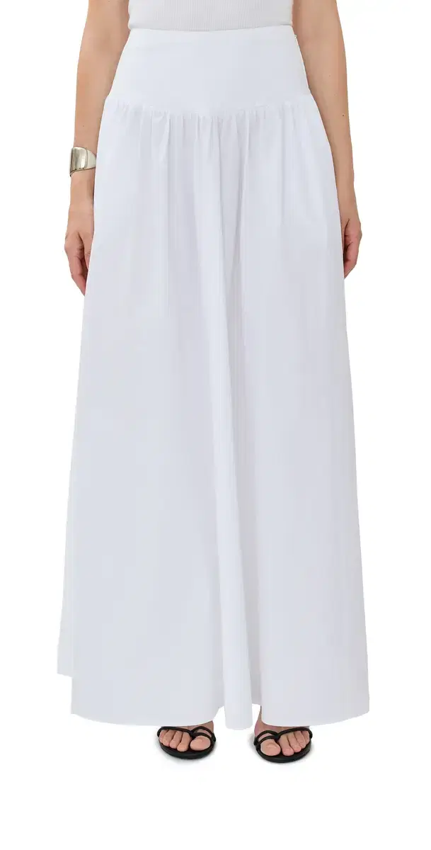 Poplin Drop Waist Skirt Sugar