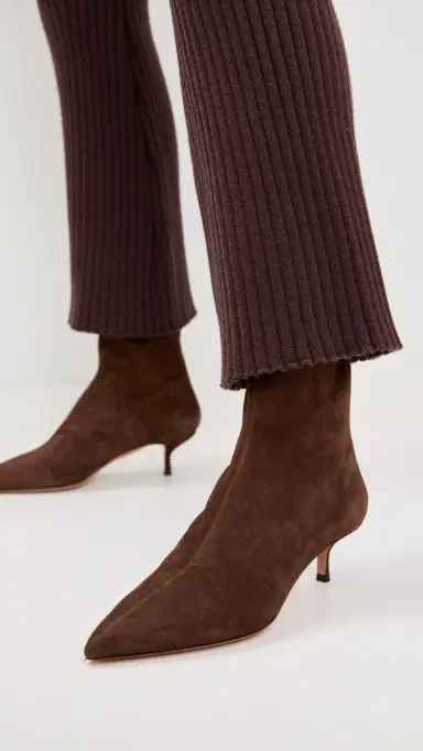 Aquazzura Montmartre Booties 50mm Espresso | Thumbnail 3 Aquazzura Montmartre Booties 50mm Espresso | Thumbnail 3