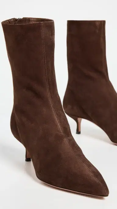 Aquazzura Montmartre Booties 50mm Espresso | Thumbnail 5 Aquazzura Montmartre Booties 50mm Espresso | Thumbnail 5