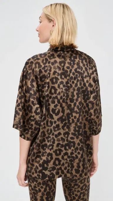 FRANÇOISE Zaoua Shirt Leo Leopard | Thumbnail 3
