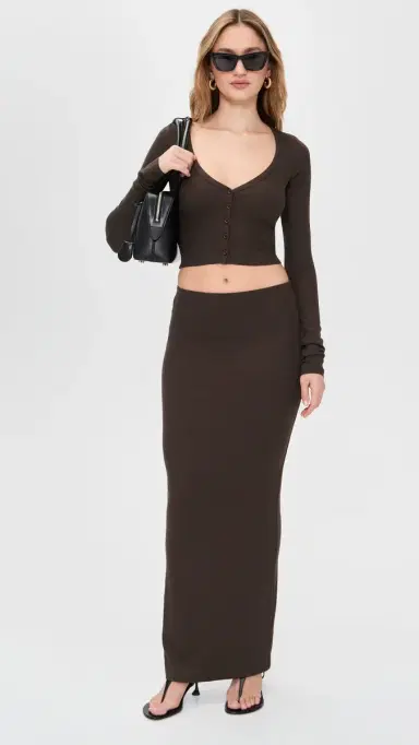Éterne Emma Skirt Espresso | Thumbnail 2