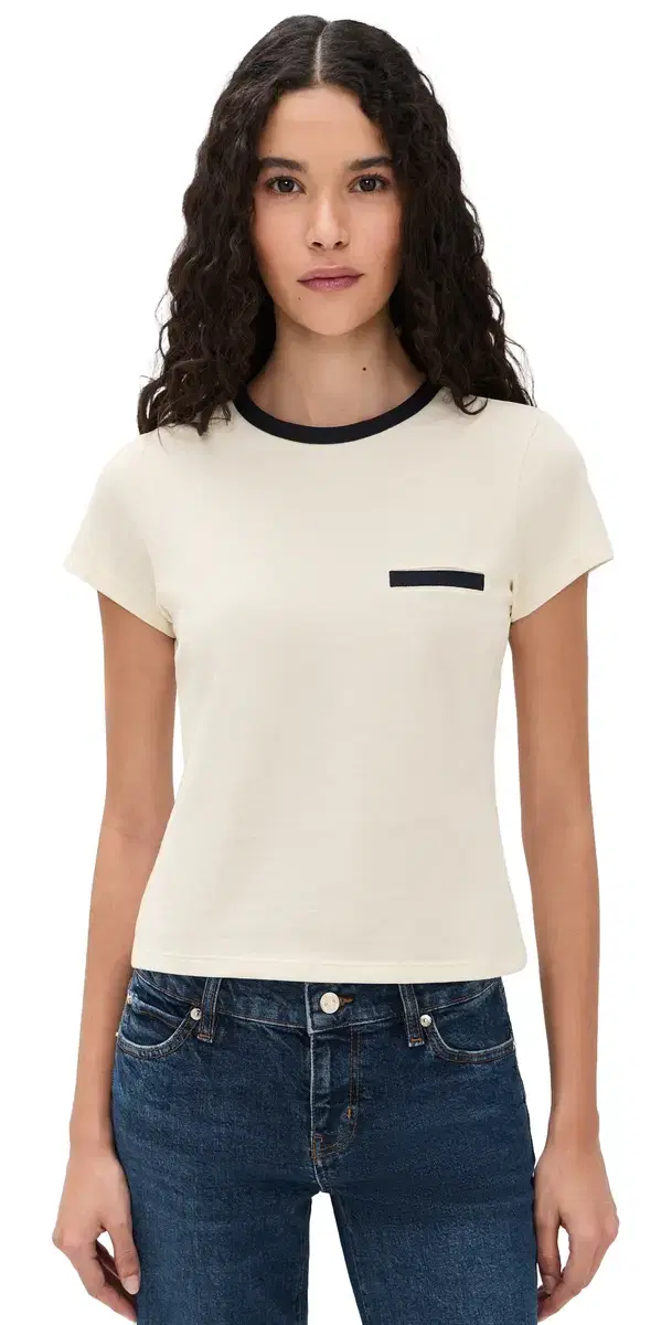 The Pique Baby Tee Cream Multi