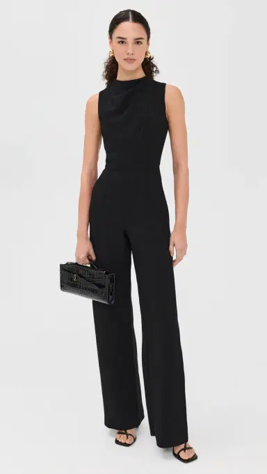 BLACK HALO Corrine Jumpsuit Black 4 | Thumbnail 5