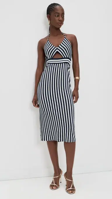 Ramy Brook Stevie Dress Navy Stripe S | Thumbnail 2 Ramy Brook Stevie Dress Navy Stripe S | Thumbnail 2