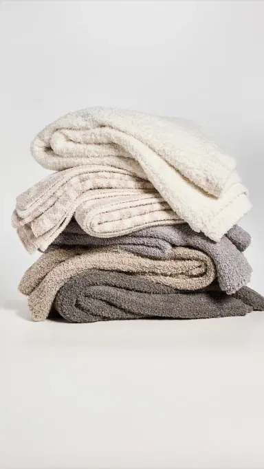 Barefoot Dreams CozyChic Throw Dove Gray One Size | Thumbnail 4