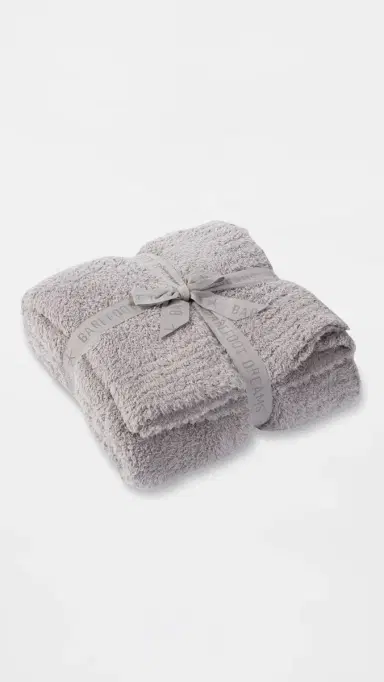 Barefoot Dreams CozyChic Throw Dove Gray One Size | Thumbnail 5
