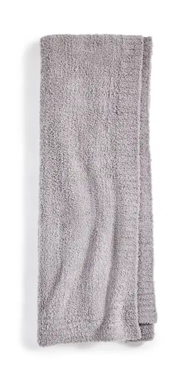 Barefoot Dreams CozyChic Throw Dove Gray One Size | Thumbnail 1