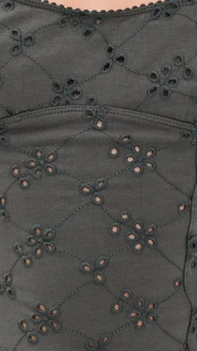 Free People Full Bloom Eyelet Camisole Hunter | Thumbnail 6