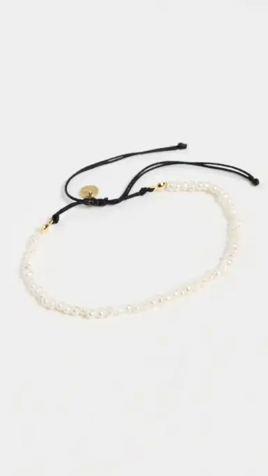 Maison Irem Pearl Anklet Pearls One Size | Thumbnail 2