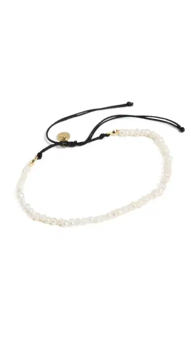 Maison Irem Pearl Anklet Pearls One Size | Thumbnail 5