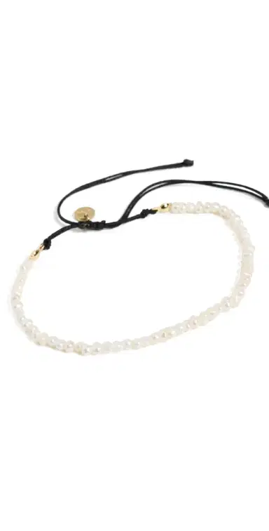 Maison Irem Pearl Anklet Pearls One Size | Thumbnail 1