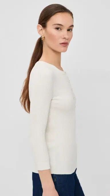 TWP 3/4 Sleeve Henley | Thumbnail 4 TWP 3/4 Sleeve Henley | Thumbnail 4