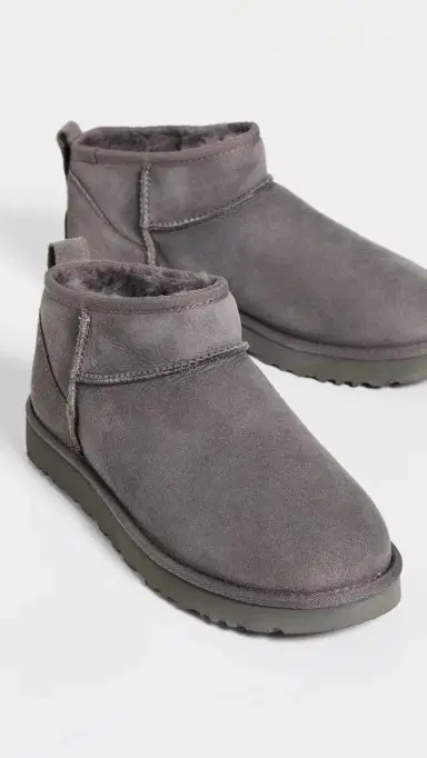 UGG Classic Ultra Mini Boots Grey 5 | Thumbnail 5