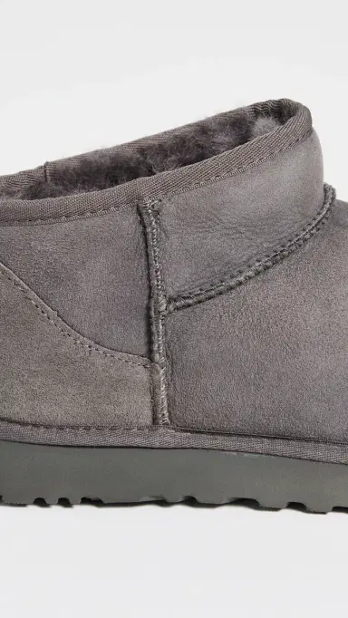 UGG Classic Ultra Mini Boots Grey 5 | Thumbnail 6