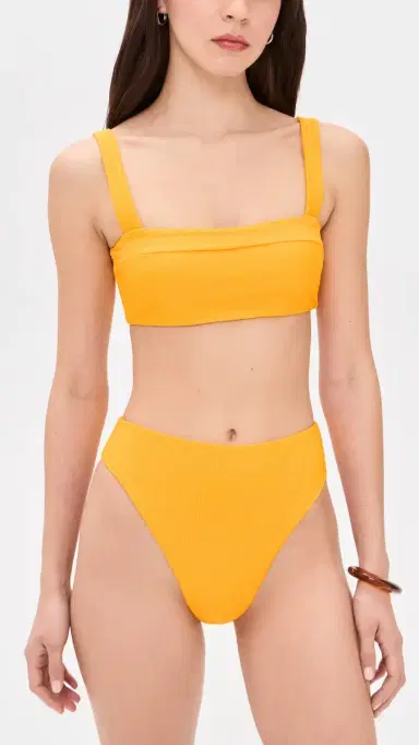 JADE SWIM Coast Bikini Top Golden M | Thumbnail 5