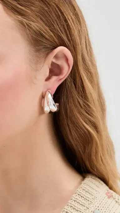 Jenny Bird Orla Earrings Silver One Size | Thumbnail 3 Jenny Bird Orla Earrings Silver One Size | Thumbnail 3