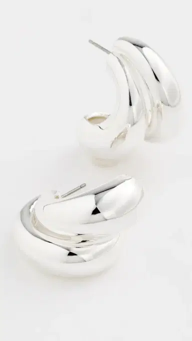 Jenny Bird Orla Earrings Silver One Size | Thumbnail 4 Jenny Bird Orla Earrings Silver One Size | Thumbnail 4