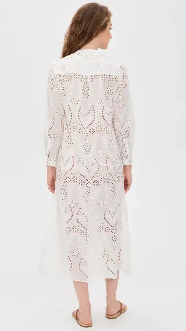Natalie Martin Collection MB Dress Athena Embroidery Salt S | Thumbnail 3