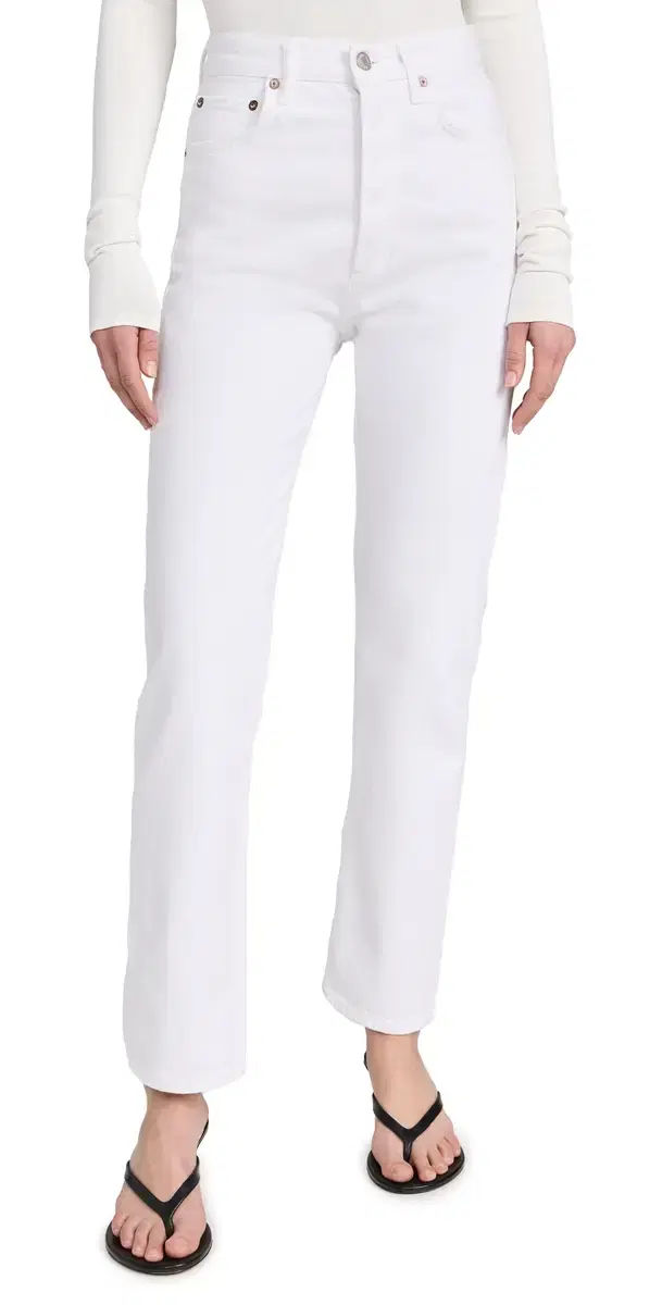 AGOLDE 90s Pinch Waist Jeans Marshmallow