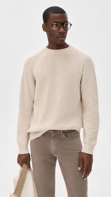 Filson Vintage Cotton Crew Neck Sweater Natural M | Thumbnail 2