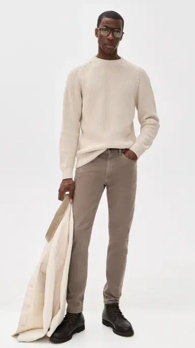 Filson Vintage Cotton Crew Neck Sweater Natural M | Thumbnail 5